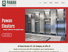 Tablet Screenshot of pawanelevator.com